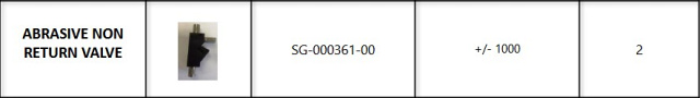 ������ ������������� ��� �������� (SG-000361-00)