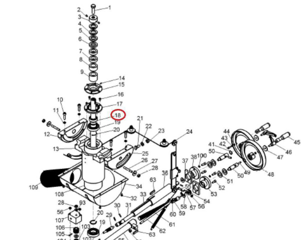 ��� ��������� (���.18) T1001.02.00.00.22 ��� OSTERMANN T1000S OPTIMAL