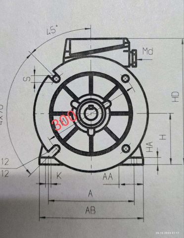 ��������� PSG 180L-2-HMJ 30KW/2900 SILNIK Z HAMULCEM ��� WD-250/350���  (���������+������+��������� ����/��� �������� ����)