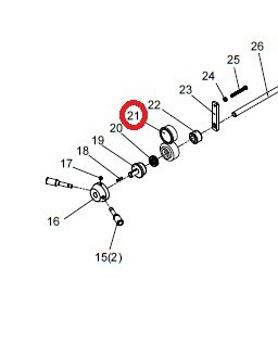 ������ ��������� ������� ���.C21 (460D4-12) ��� ������ W1824SSA