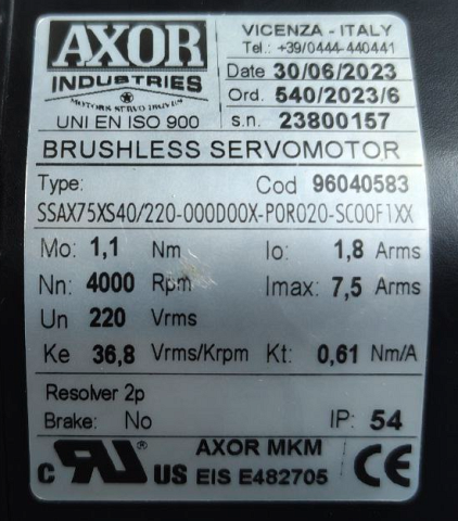 �������������� SSAX75XS40/220-000D00X-SOR020-SC00F1XX